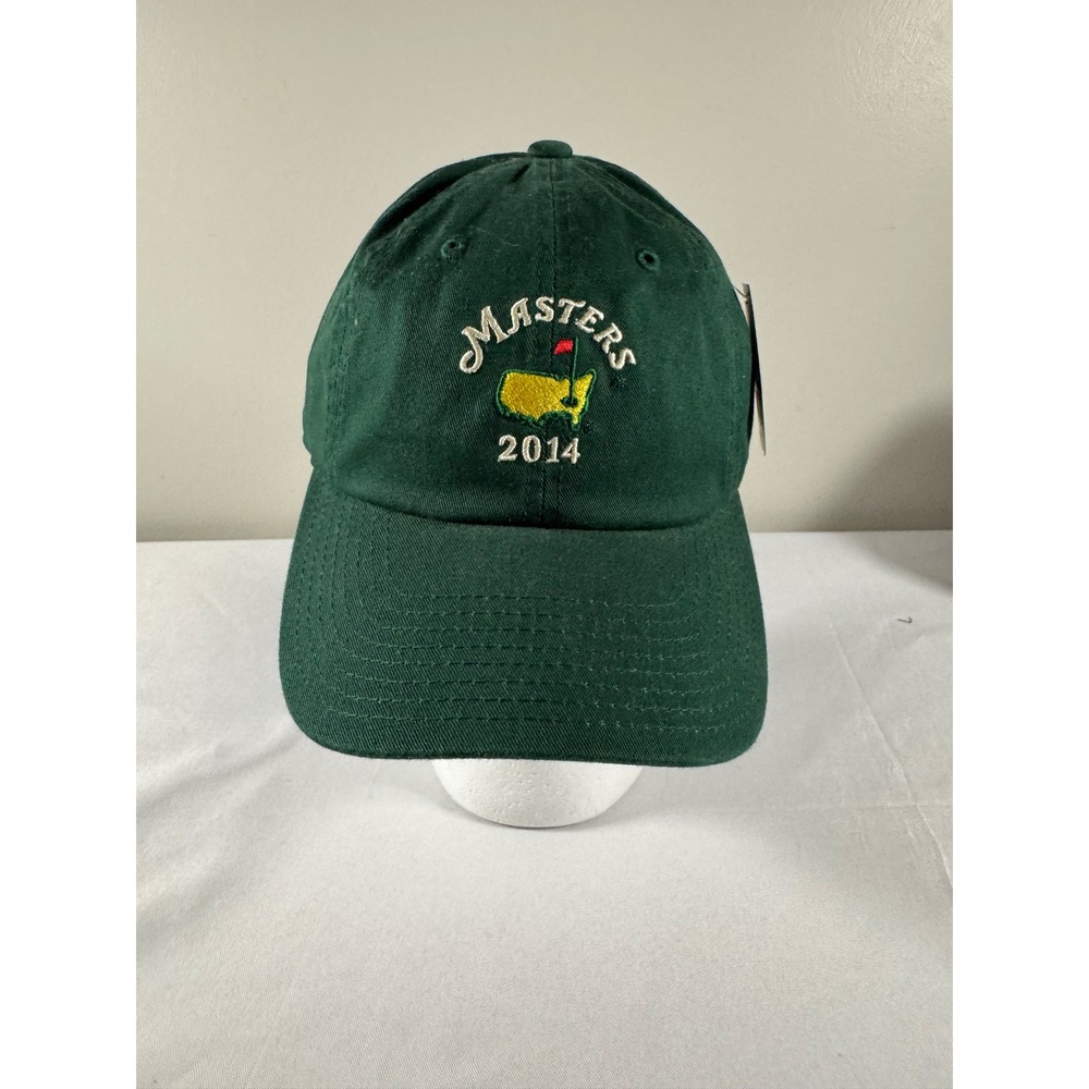 NWT Masters Tournament 2014 Golf Hat Cap Green American Needle Adjustable